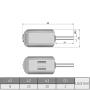 Fielect 20Pcs DC Motor 3V 20400RMP Mini Electric Motor Round Shaft Miniature Micro Motors for RC Boat DIY Airplane Toys Model DIY Hobby