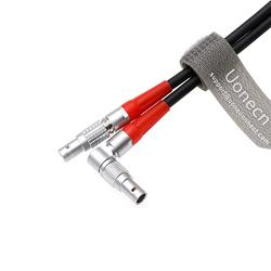 LBUS Cable ARRI Camera Lens Motor Line Right Angle 4 pin Male to Straight 4 pin Male Cable for Arri LBUS FIZ MDR Wireless Focus CFORCE Lens Motor Cable