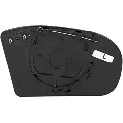 X AUTOHAUX Driver Left Side LH Rearview Heated Mirror Glass for Mercedes-Benz C 230 2002-2007 C 240 2001-2005