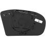 X AUTOHAUX Driver Left Side LH Rearview Heated Mirror Glass for Mercedes-Benz C 230 2002-2007 C 240 2001-2005