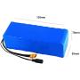 Jieoto 36V Ebike Lithium Battery 10AH Scooter Battery Pack with Charger and BMS for 250W 350W 500W 750W Motor for Electric Bicycle Scooter Electrical Tools Airplane Model