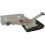 Boat Outboard Motor Bracket Stainless Steel Marine Auxiliary Heavy Duty Black 7953