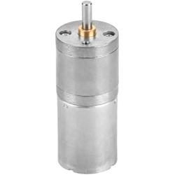 DC 12V Metal Gear Motor Low Speed for Electronic Lock Robot Electric Curtain 25mm 25GA-370(30RPM)