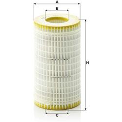 Mann-Filter HU 718/5 X Metal-Free Oil Filter
