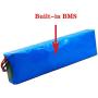 Jieoto 36V 8Ah E-Bike Battery 10S 3P 8000mAh Waterproof Li Battery Pack Electric Bicycle Rechargeable Battery with 2A Charger Fit for 300W-50W Ebike Motor