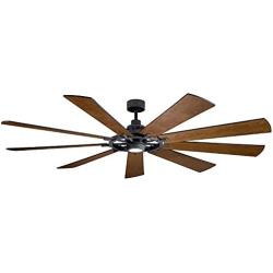 Kichler 300285DBK Gentry XL Ceiling Fan, 1-Light, Distressed Black