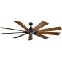 Kichler 300285DBK Gentry XL Ceiling Fan, 1-Light, Distressed Black