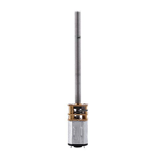 DC 12V Micro Gear Box Reversible Screw Reduction Electric Motor N20 with 16MM Long Output Shaft 400RPM