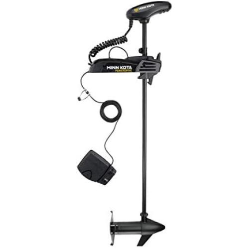 Minn Kota 1358748 PowerDrive Freshwater Electric-steer Bow-Mount Trolling Motor with Universal Sonar 2 & Digital Maximizer, 55 lbs Thrust, 54