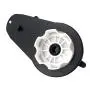 DEVMO 12V550 40000RPM Gearbox with High Torque 12V DC Motor for Kids Ride on Car SUV Parts, Electric Motor with Gear Box High Speed RS550 DC Motor Match Children Ride on Toys Accessories