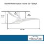 Minka-Aire F844-WH Light Wave 52