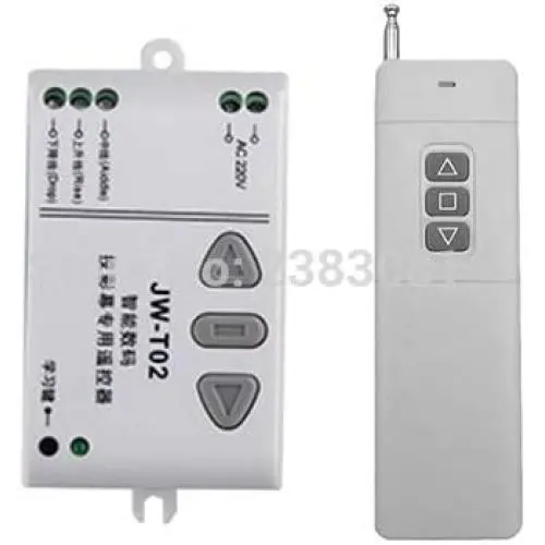 Calvas AC220V RF Wireless Remote Control Switch System UP&DOWN Remote control/Motor reversing controller Receiver and Transmitter