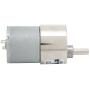 DC 12V High Torque Gear Motor, 37mm Diameter Gearbox & 5.5mm D Shaft Permanent Magnet Reduction Motor, Reversible & Speed Adjustable(300rpm 1.8kg/cm)