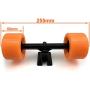 L-faster Electronic Longboard Hub Motor Kit Skateboard Brushless Motor Wheel with Truck Electric Board Dual Motor Drive Remote Controller