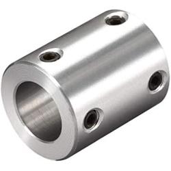 uxcell 8mm to 12mm Bore Rigid Coupling Set Screw L25XD20 Aluminum Alloy,Shaft Coupler Connector,Motor Accessories