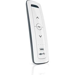 Somfy Situo 5 Pure - RTS Remote - Controls up to 5 Motorized Shades or Groups - for Somfy Motorized Shades, Blinds, SunSetter Awnings - Flexible Warm Pure Tone - Hand Held Control - #1870575