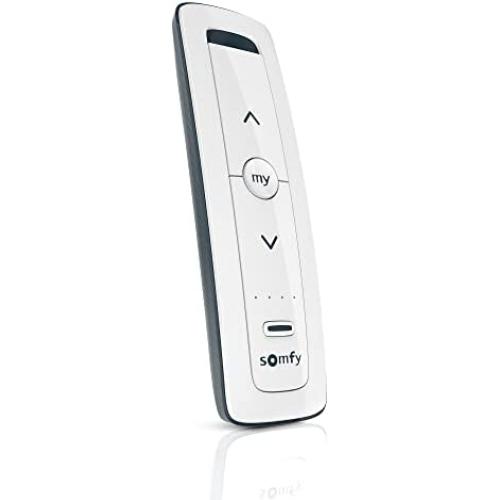Somfy Situo 5 Pure - RTS Remote - Controls up to 5 Motorized Shades or Groups - for Somfy Motorized Shades, Blinds, SunSetter Awnings - Flexible Warm Pure Tone - Hand Held Control - #1870575