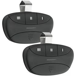 Datonten Garage Door Opener Remote,Replacement for Liftmaster Chamberlain Craftsman 373lm 973lm 893lm 81lm 893Max,Universal,Openers with Green Orange Red Purple Yellow Learn Button,Visor Clip,2 Pack