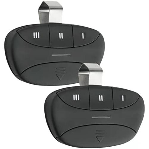 Datonten Garage Door Opener Remote,Replacement for Liftmaster Chamberlain Craftsman 373lm 973lm 893lm 81lm 893Max,Universal,Openers with Green Orange Red Purple Yellow Learn Button,Visor Clip,2 Pack