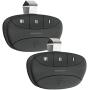 Datonten Garage Door Opener Remote,Replacement for Liftmaster Chamberlain Craftsman 373lm 973lm 893lm 81lm 893Max,Universal,Openers with Green Orange Red Purple Yellow Learn Button,Visor Clip,2 Pack