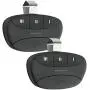 Datonten Garage Door Opener Remote,Replacement for Liftmaster Chamberlain Craftsman 373lm 973lm 893lm 81lm 893Max,Universal,Openers with Green Orange Red Purple Yellow Learn Button,Visor Clip,2 Pack