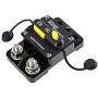 GLOSO E9C 60A Waterproof Auto Rese Breaker For Car Truck RV Automotive Marine Boat Trolling motor & Custom Wiring Audio battery protection Side by Side Stud IP67 Hi-Amp Circuit Breaker (60A)