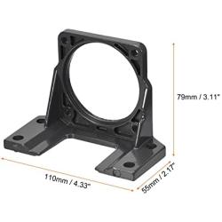 MECCANIXITY Motor Bracket Motor Mounting Holder 55x110x79mm Black for 70KTYZ Motor with Screws