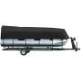 iCOVER 17-20ft Trailerable Pontoon Boat Cover with 600D Heavy Duty Outboard Motor Cover