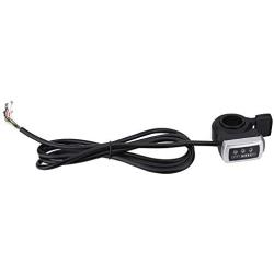 Aosiyp Electric Bike Throttle Grip, 36V Speed Control, 6 Wires Thumb Throttle on Left/Right Handle Replacement for E-Bike, Electric ycle, Scooter, Motorcycle, Motorbike