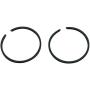 JRL 2 Pc Piston Ring KIT Fit 2-Stroke 40mm Piston 49cc 50cc Motorized Bicycle Bike