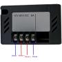 Tuimiyisou Motor Speed Controller DC PWM Brush Generator Control Adjustable 10-60V 6A with Reversible Switch Industrial Automation-Motor Speed Controller