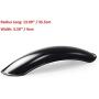 DKMOTORK 0061 Black Cafe Racer Motorcycle Front Fender Mud Guard