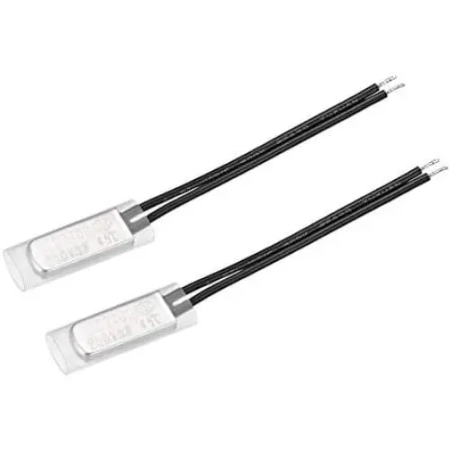 uxcell KSD9700 Thermostat, 45℃ Normally Close Temperature Switch Thermal Switch, N.C 5A Metal Temperature Controller 2pcs