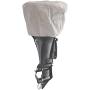 FCOUIID Outboard Motor Cover, 600D Heavy Duty Waterproof Trailerable Boat Engine Cover, Universal for Mercury, Yamaha, Suzuki, Evinrude. Gray (50hp-115hp)