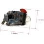 The ROP Shop Carburetor CARB for Zama C1Q-110D C1Q-S88 C1Q-S110C String Trimmer Edger Motor