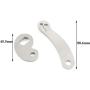 heyous Universal Steel Torque Arm for Electric Bicycle e-Bike Bike Front or Rear Hub Motors and Mid Drive e-Bike Electric Bicycle Accessories