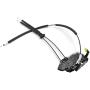 Door Lock Actuator Latch Assembly Front Left Side Compatible with 08-15 Nissan Rogue Replace OEM:# 80501-JM00A, 80501-JM10A 72091 937-266, 937266