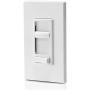 Leviton 661F-10W 1.5 Amp SureSlide Single-Pole or 3-Way Quiet Fan Control, White
