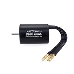 3650 2300KV Brushless Motor and 60A ESC Combo Set/Waterproof sensorless kit/Output 5.8V/3A/for 1/10 Remote Control car Truck Off-Road Vehicle