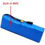 Wnicek 52V E-Bike Battery 14S 4P 10Ah 12Ah 14Ah 18650 Lithium-ion Battery Pack with BMS + Charger Waterproof Rechargeable Battery Fit for 200W 250W 350W 500W 750W Motor