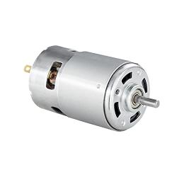 DC 12V-24V 10000RPM 775 Motor Ball Bearing Large Torque High Power Low Noise Brushed DC Motor Driver for Electrical Tools DIY