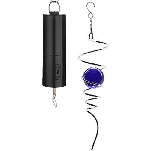 UOUDIO Wind Spinner Motor Battery Operated Gazing Ball Spiral Tail Wind Spinner Stabilizer，Stress Ball Indoor Outdoor Decoration Motor Drive Hanging Swivel Hook 11