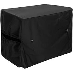 Pool Heat Pump Cover, 40*34*31in Heavy Duty 600D Oxford Waterproof PVC Inner Layer Square Black Pool Equipment Cover