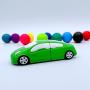 Green Car USB Drive - Green Car Flash Drive for Boys and Girls - Trendy Flash Drive - Back to School Gifts for Kids (Green Car)