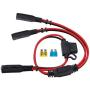 CUZEC 2-Way Splitter, SAE Connector,1 to 2 SAE Connector Power Charger Adapter