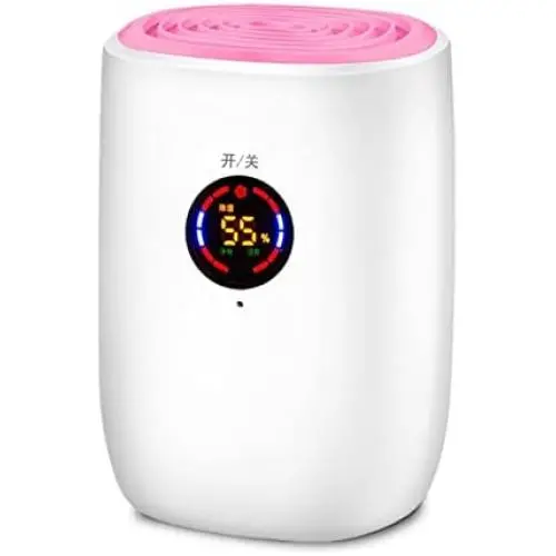 NUOPAIPLUS Small Household Dehumidifier, 800ml Powerful Dehumidifiers Portable Electric Dehumidifiers for Damp Auto-Off Defrost Mute Design Air Dryer with Water Pipe (Color : 2)