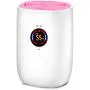 NUOPAIPLUS Small Household Dehumidifier, 800ml Powerful Dehumidifiers Portable Electric Dehumidifiers for Damp Auto-Off Defrost Mute Design Air Dryer with Water Pipe (Color : 2)