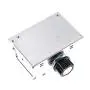 4000W 220V AC SCR Voltage Regulator Dimmer Electric Motor Speed Controller New