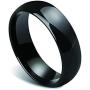 COLMO Tesla Smart Ring Tesla Key Ring Accessories Key Card Model Y Key Fob Replacement Ceramic RFID Smart Ring for Man and Woman Tesla Model 3 Accessories Fast Delivery (US6, Black-7mm)