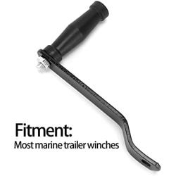 Aramox Universal Steel ABS Winch Handle Winch Grip Winch Crank Boat Parts Replacement Accessories, Fit for Marine Trailer